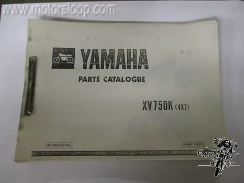 Yamaha XV750 (4X7) Partslist