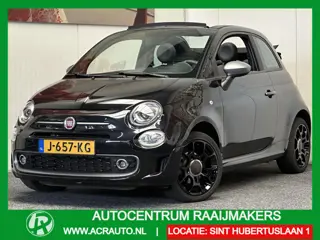 Fiat 500C 1.2 SPORT CABRIOLET DIGITALE DISPLAY HALF LEDER AIRCO STUUR BEDIENING BLUETOOTH TELEFOON M