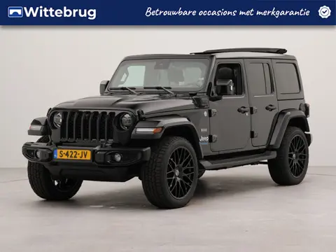Jeep Wrangler Unlimited 4xe 380PK Sahara PLUG IN HYBRIDE | OPEN DAK | STOERE AUTO!