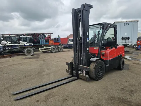 Hyster H5.0FT | 5000 KG|TRIPLE MAST 6,10 MTR HIGH| 6123 HOURS | FREE LIFT|SIDE SHIFT