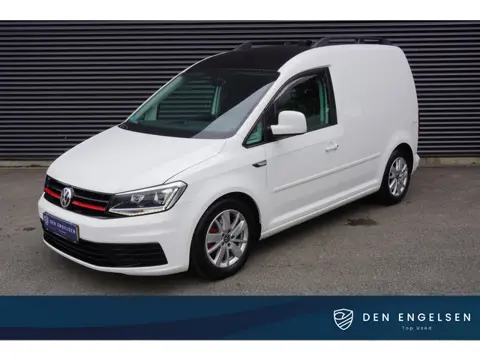 Volkswagen Caddy MARGE 102pk Euro6 Automaat Navigatie Parkeersensoren Trekhaak 17" Velgen LED + Xeno