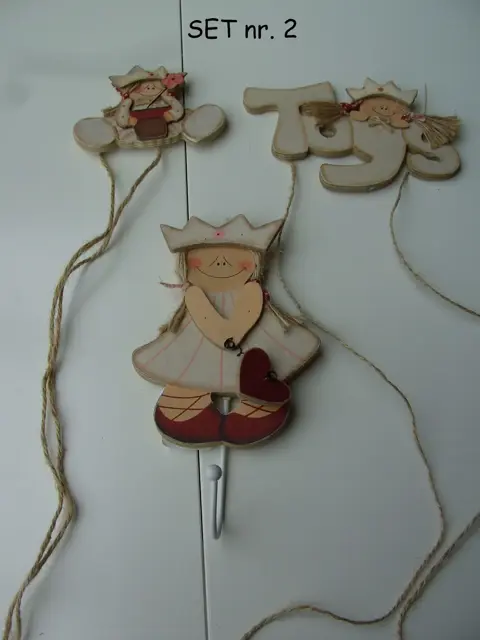 KINDERKAMER 3 DLG SET, KAPSTOK, TOYS, HANGER SET NR-2