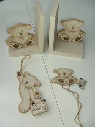 KINDERKAMER 3 DLG SET, STEUNEN, 2 HANGERS SET NR-5.
