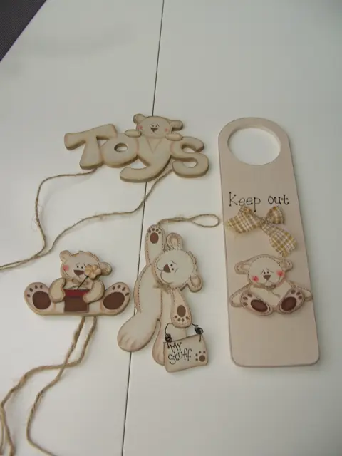 KINDERKAMER 4 DLG SET, DEURHANGER, TOYS, MY STUFF, HANGER NR- 8