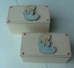 OUD KISTJE BABY JEWELRY BOX 15 CM NIEUW