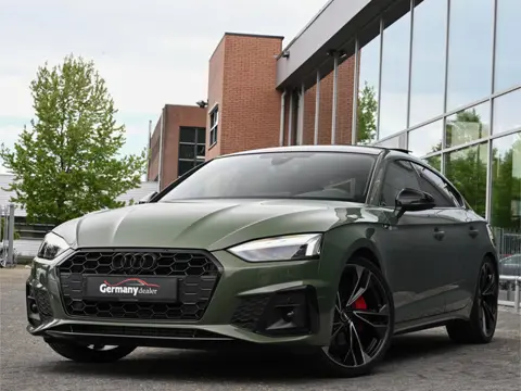 Audi A5 Sportback 40Tfsi 204pk S-Line Black optic District-Green RS-Zetels Pano Virtual B&O