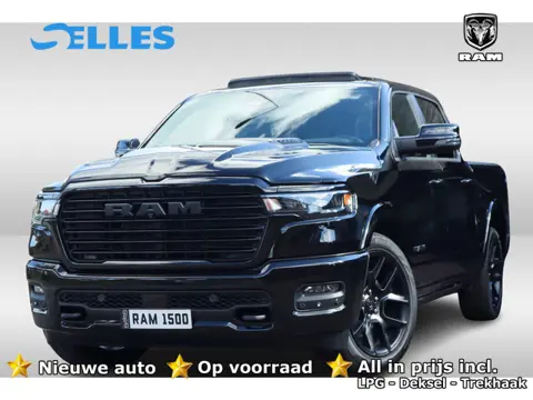 Dodge Ram 1500 2025 3.0L HURRICANE LARAMIE Night Premium | BPM VRIJ | NIEUW  | LPG in of onderbouw |