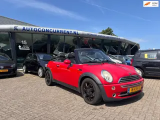 Mini Cabrio 1.6 One, Lees tekst, Read text.