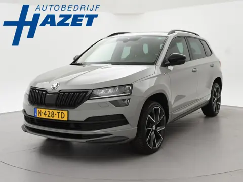 Skoda Karoq 1.5 TSI ACT 150 PK DSG SPORTLINE + CANTON AUDIO | STEEL GREY | CAMERA | 19 INCH | VIRTUA
