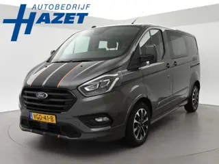 Ford Transit Custom 320 2.0 TDCI 185 PK AUT. SPORT DUBBEL CABINE + 2 SCHUIFDEUREN | ADAPTIVE CRUISE 