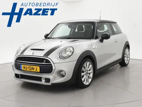 MINI 3-Deurs 2.0 Cooper S 192 PK WHITE SILVER + BRUIN LEDER | CHILI | STOELVERW. | BREEDBEELD NAVIGA