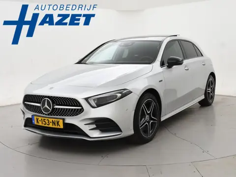 Mercedes-Benz A-klasse 250e AMG SPORT + PANORAMA | MEMORY | TREKHAAK | SFEERVERLICHTING | CAMERA | S