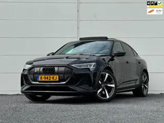 Audi E-tron Sportback S quattro 504 PK Org NL Pano B&O RS zetels Black optic 360 camera Trekhaak inc