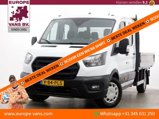 Ford Transit 350 2.0 TDCI 130pk Trend L3 D.C. Open Laadbak 01-2023