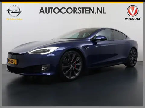 Tesla Model S 75D 476PK AWD Lmv 21" Leder Navi Ecc Panoramadak Cold Weather Pack Luchtvering Adap.Cr