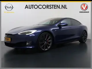 Tesla Model S 75D 476PK AWD Lmv 21" Leder Navi Ecc Panoramadak Cold Weather Pack Luchtvering Adap.Cr