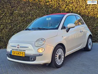 Fiat 500 C 0.9 TwinAir Rock bj 2011 Navi Leer Leuke Auto!
