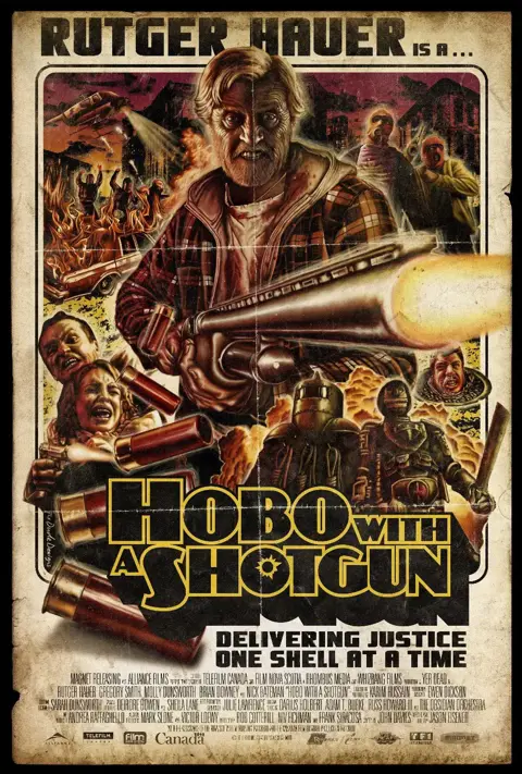HOBO WITH A SHOTGUN filmposter.