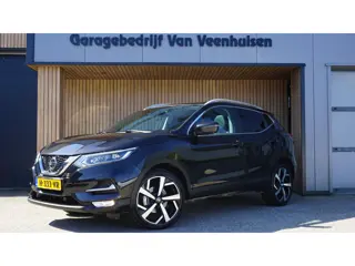 Nissan Qashqai 1.3 DIG-T 160pk Automaat Tekna Pano.Dak Leder 360-View 19inch LM LED *NL auto* 1e eig