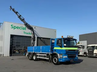 DAF CF 85.360 6X2 / Stuuras / Handgeschakeld / Hiab 211E-5 Hipro