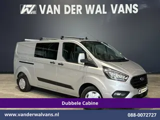 Ford Transit Custom 2.0 TDCI 131pk L2H1 Dubbele Cabine Euro6 Airco | 6-Zits | Camera | Navigatie | A