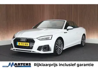 Audi A5 Cabriolet 35 TFSI 150pk S edition Nekverwarming Stoelverwarming Leder Virtual Cockpit Matrix