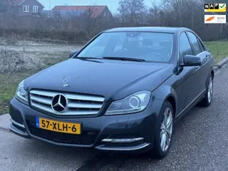 Mercedes-Benz C-klasse 180 Business Class Avantgarde Aut. ECC Audio/Navi Cruisecontrol LMV 17"Leder/