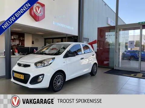 Kia Picanto 1.0 CVVT,5 Deurs,5Zits,1E Eigenaar,Dealeronderhouden,Unieke Kilometerstand,NAP OKE,Stuur