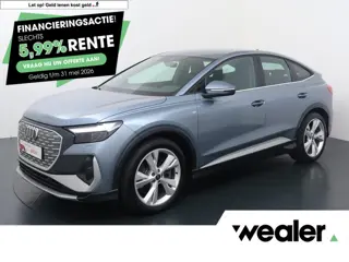 Audi Q4 Sportback e-tron 50 quattro S edition 77 kWh | 299 PK | SoH 100% | Dodehoek detectie | Adapt