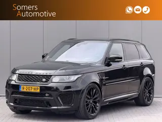 Land Rover Range Rover Sport 5.0 V8 Supercharged SVR | Carbon | Panorama | Dealer onderhouden | Elek