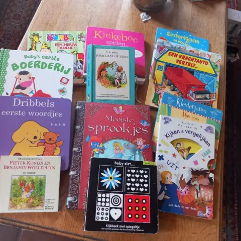 kinderboeken, kleuters - kijk boeken - boerderij dieren enz