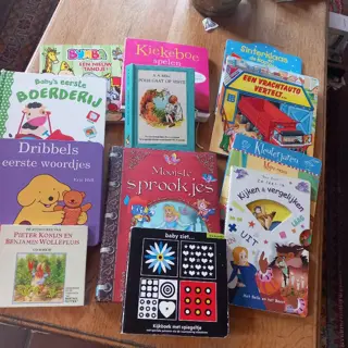 kinderboeken, kleuters - kijk boeken - boerderij dieren enz