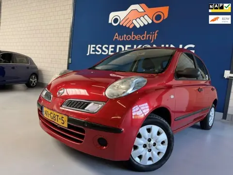 Nissan Micra 1.2 Mix automaat / 5 deurs / airco / NAP met 117152 km.en APK tot 06/2027 / Kleur: rood