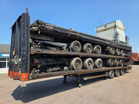 Van Hool 3B2011 - BPW - DISC Stapel van 5 3-assige schuifzeiltrailers - Luchtvering - Schijfremmen -