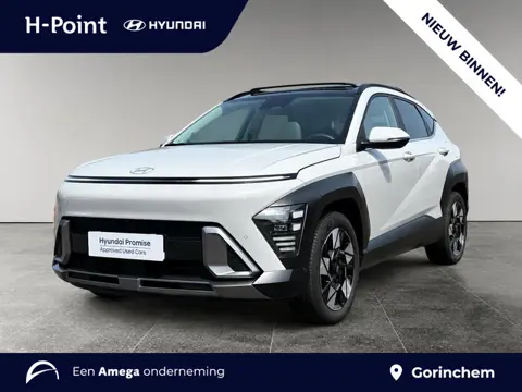 Hyundai Kona Premium Sky 1.6 GDI HEV 141pk | SCHUIF/KANTELDAK | FULL LED | PREMIUM LEDER | ADAPTIVE 