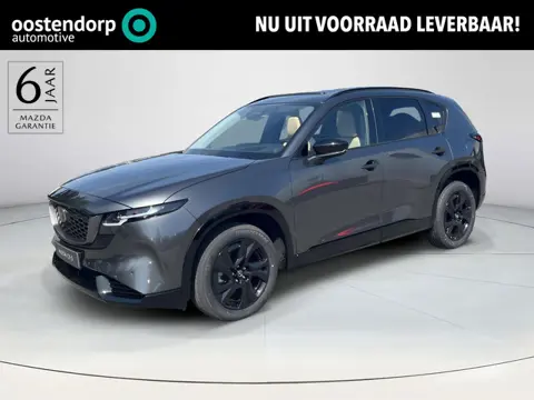 Mazda CX-5 2.5 E-SKYACTIV G 141 M HYBRID Homura | Tan Leder | Panoramadak | 2000KG Trekgewicht | Mod