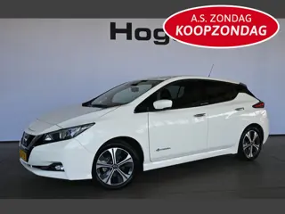 Nissan Leaf N-Connecta 40 kWh SOH 93% Airco Camera Cruise Navigatie Trekhaak 100% Onderhouden! Inrui