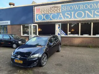 Volkswagen Golf 7 1.6 TDI Highline Zwart Leer Navi