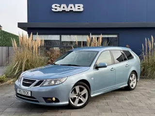 SAAB 9-3 Estate 1.8t Vector Hirsch 195 pk slechts 134dkm! Sportstoelen/6-bak/17 inch/APK/BEURT