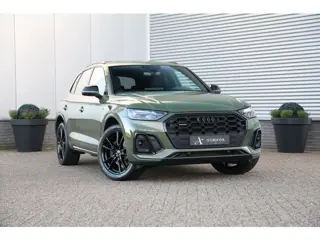 Audi Q5 50 TFSI e S-Line 299pk Quattro Pano|Trekh|Elek Stoelen|District Groen
