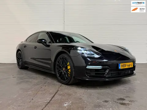 Porsche Panamera 2.9 4 E-Hybrid Origineel Zwart olijfgroene wrap / Luchtvering / Panoramadak
