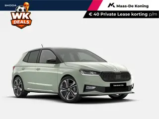 Škoda Fabia Monte Carlo 1.0 TSI 85 kW / 115 PK Hatchback 7 ver snelling | Timiano green black magic 