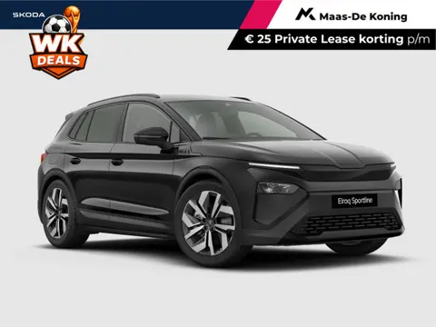 Škoda Elroq Sportline Elektromotor 210 kW / 286 PK SUV Black Magic | Trekhaak wegklapbaar | 3.000,- 