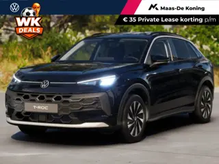 Volkswagen T-Roc Life First Edition 1.5 eTSI 116 PK 7 versn. DSG · Draadloze telefoonlader · Achteru