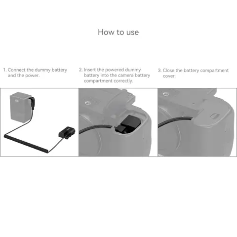 SmallRig 5410 DT-E6P Power Cable