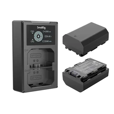 SmallRig 3824B NP-FZ100 Camera Batterij en Oplaad kit