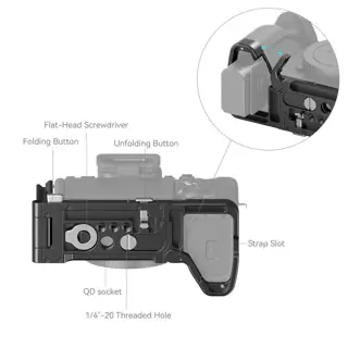 SmallRig 3984 Foldable L-Bracket For Sony Alpha 7 V / 7R V / 7 IV / 7S III