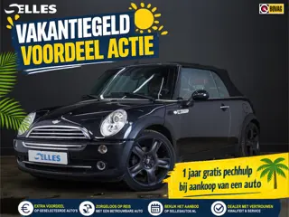 MINI Mini Cabrio 1.6 Cooper | NIEUWE APK | Side walk | Cabrio | Lederen bekleding |