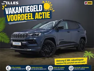Jeep Compass 4xe 240 Plug-in Hybrid Electric S | SOH Hybrid Battery 97.3 % | Lederen bekleding | Cam