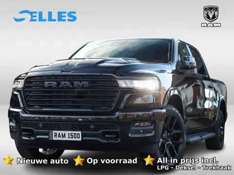 Dodge Ram 1500 2025 3.0L HURRICANE LARAMIE Night | BPM VRIJ | NIEUW  | LPG | Deksel  | Panoramadak